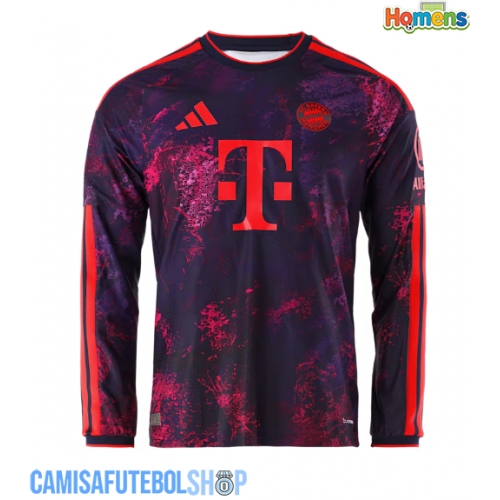 Camisa de time de futebol Bayern Munich Replicas 3º Equipamento 2026-27 Manga Comprida